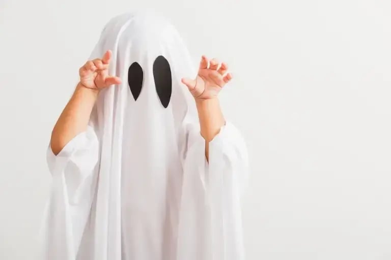 Child in Ghost Costume